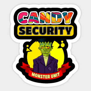 Candy Security - Halloween Security Sticker